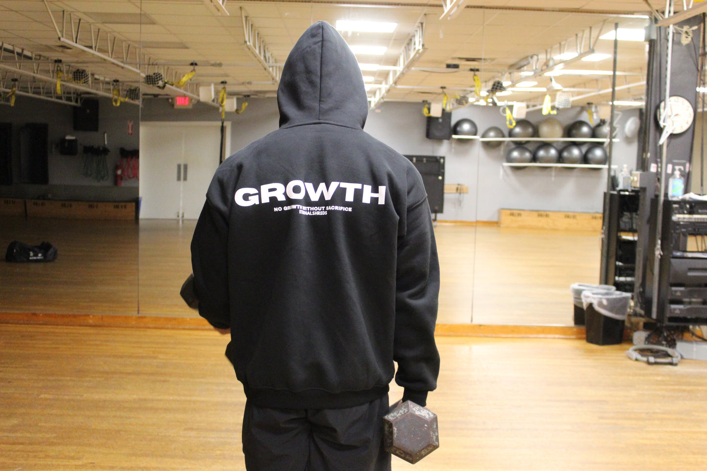 Growth/ No Growth Without sacrifice Hoodie